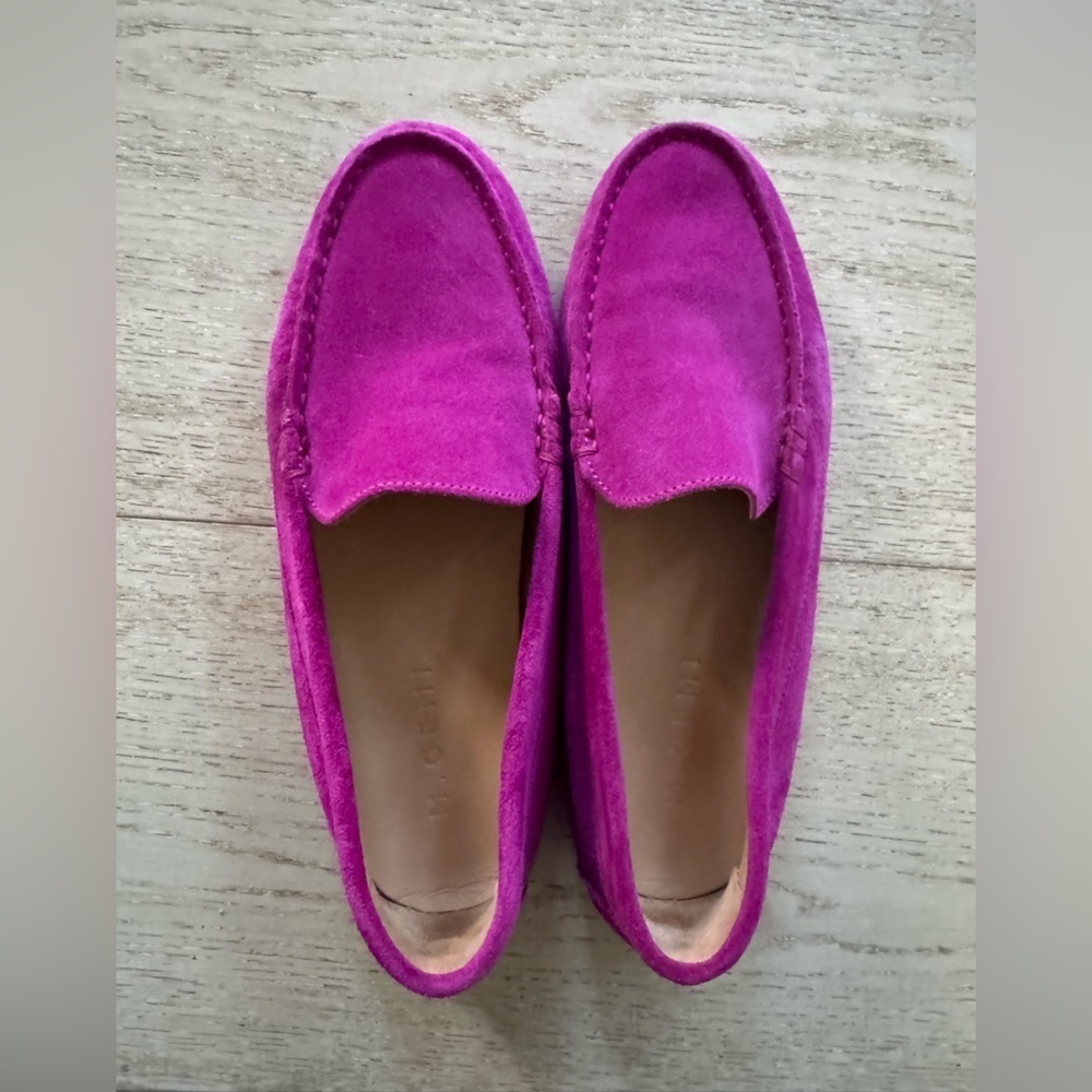 M. Gemi •  Feliz Suede Moccasin Driving Loafers 36